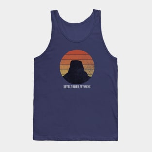 Devils Tower, Wyoming (faded) Tank Top